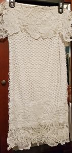 Off the shoulder short dress